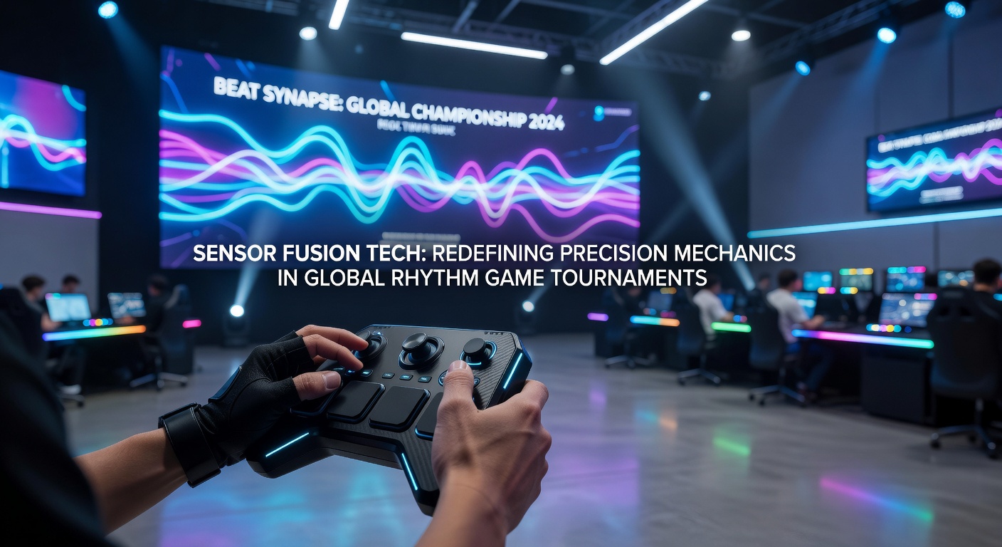 Close-up of a modern rhythm game controller featuring integrated sensors for motion tracking and precision input during competitive play